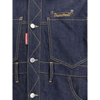 Dsquared² Blue Cotton Denim Jacket