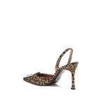 Amina Muaddi Multicolor Silk High Heel Pumps