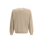 Ferragamo Beige Fleece Wool Sweatshirt