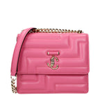 Jimmy Choo Pink Leather Shoulder Bag