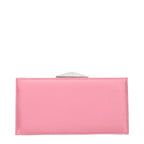 Jimmy Choo Pink Satin Clutch Bag