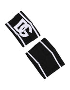 Authentic Designer Authentic Designer Dolce & Gabbana Black White DG Logo Cotton 1 Pair One Wristband