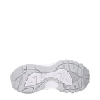 Versace White Fabric Chunky Sneakers