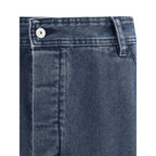 Jacquemus Blue Cotton Jeans Denim