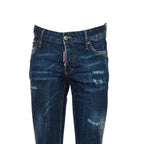 Dsquared² Blue Cotton Skinny Jeans