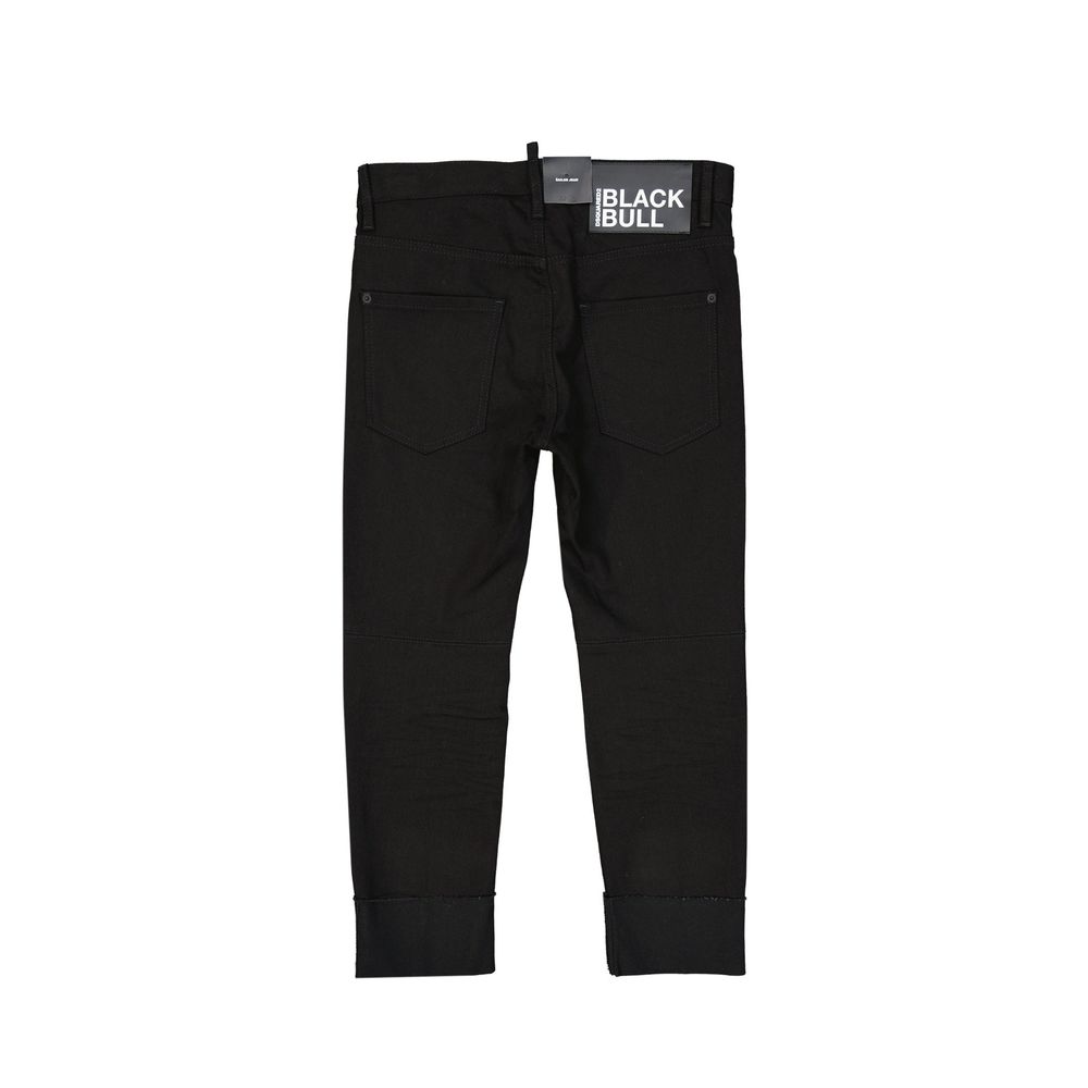 Dsquared² Black Cotton Jeans Denim