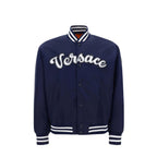 Versace Blue Nylon Bomber