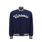 Versace Blue Nylon Bomber