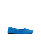 The Row Blue Calfskin Moccassin