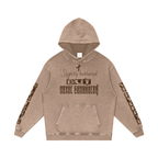 Snow Washed Loose Cotton Hoodie