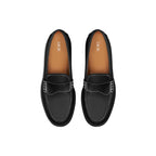 Dior Black Calfskin Slip-On Loafers