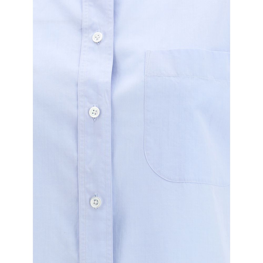 The Row Light Blue Cotton Shirt