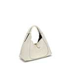 Gucci White Calf Leather Bos Taurus Shoulder Bag