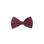 Dolce & Gabbana Bordeaux Silk Bowtie