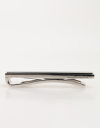 Dolce & Gabbana Silver Tone Brass Logo Branded Men Accessory Tie Clip Bar