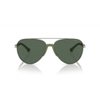 Emporio Armani Gray Metal Sunglasses