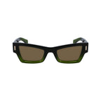 Ferragamo Green Acetate Sunglasses