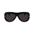 Ferragamo Black Acetate Sunglasses
