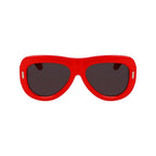 Ferragamo Red Acetate Sunglasses
