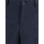 Giorgio Armani Blue Fleece Wool Two-Piece Suit