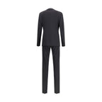 Giorgio Armani Black Fleece Wool Tuxedo