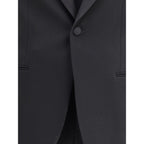 Giorgio Armani Black Fleece Wool Tuxedo