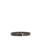 Givenchy Brown Calf Leather Bos Taurus Regular Belt