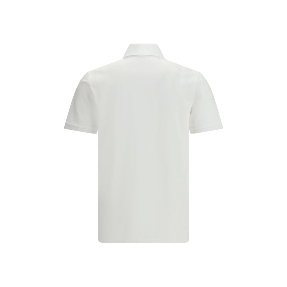 Authentic Designer Givenchy White Cotton Polo Shirt