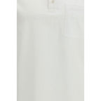 Authentic Designer Givenchy White Cotton Polo Shirt
