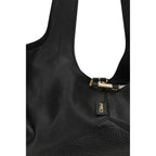 Chloé Black Calf Leather Bos Taurus Shoulder Bag