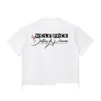 Snow Wash Raw-Hem Boxy T-shirt