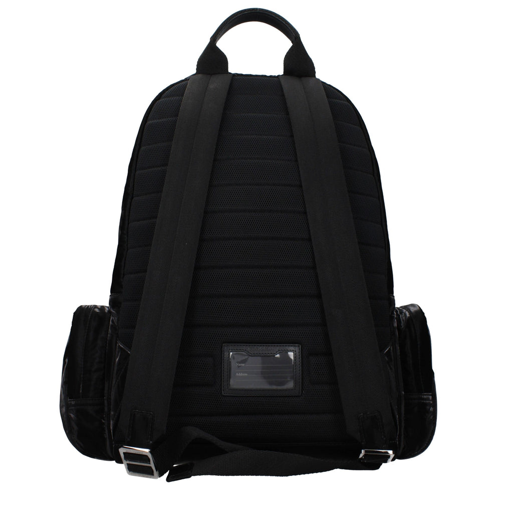 Dolce & Gabbana Black Nylon Backpack
