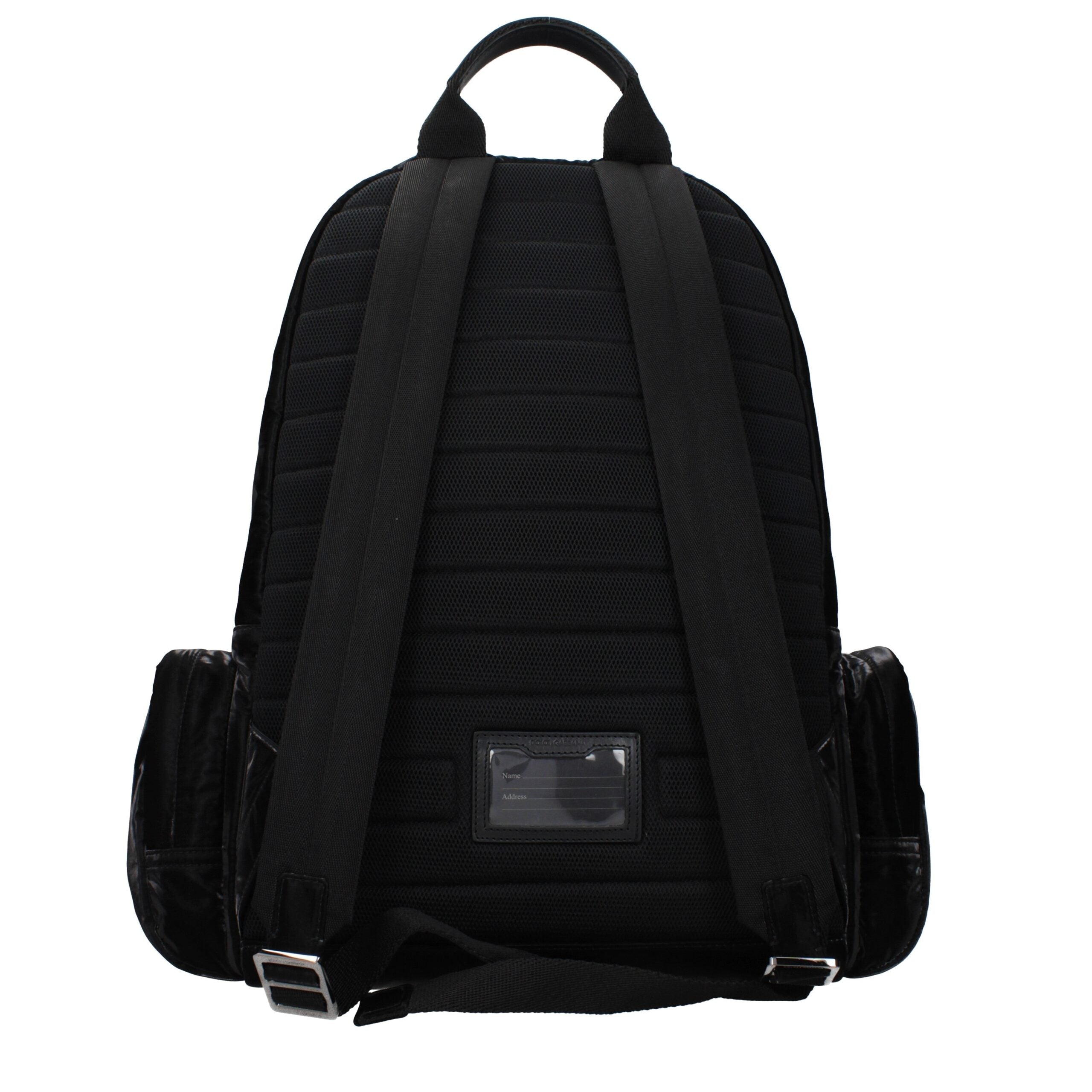 Dolce & Gabbana Black Nylon Backpack