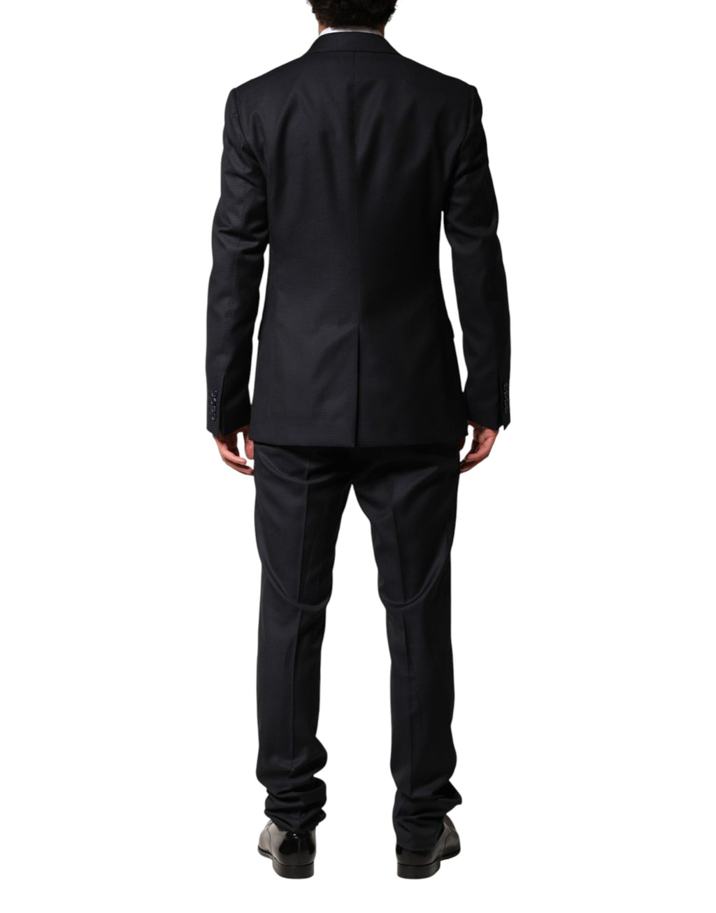 Dolce & Gabbana Black Wool Single Breasted Men 2 Piece Suit - KOS2357-44