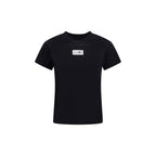 MM6 Black Cotton T-Shirt