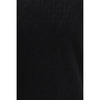 Fendi Black Cotton T-Shirt