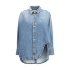 The Attico Light Blue Denim Shirt