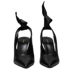 Givenchy Black Leather High Heel Pumps