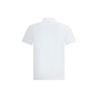 Fendi White Cotton Polo Shirt