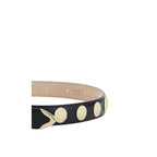 Khaite Black Calf Leather Bos Taurus Regular Belt