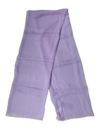 Authentic Designer Authentic Designer Dolce & Gabbana Purple Stole Silk Neck Wrap Shawl Men Scarf