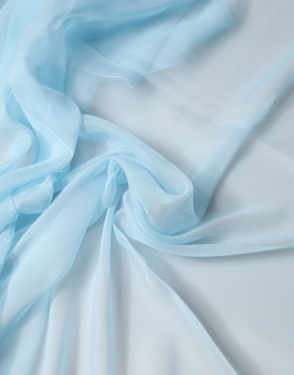 Authentic Designer Authentic Designer Dolce & Gabbana Light Blue Stole Silk Neck Wrap Shawl Scarf