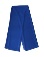 Authentic Designer Authentic Designer Dolce & Gabbana Blue Silk Stole Neck Wrap Shawl Men  Scarf