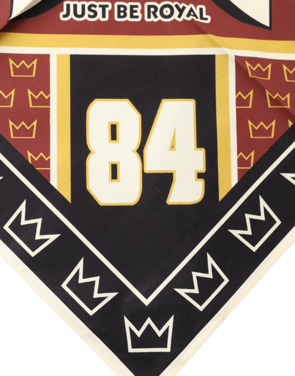 Authentic Designer Authentic Designer Dolce & Gabbana Multicolor DG King Square Foulard Men 50.5cm x 50cm Scarf