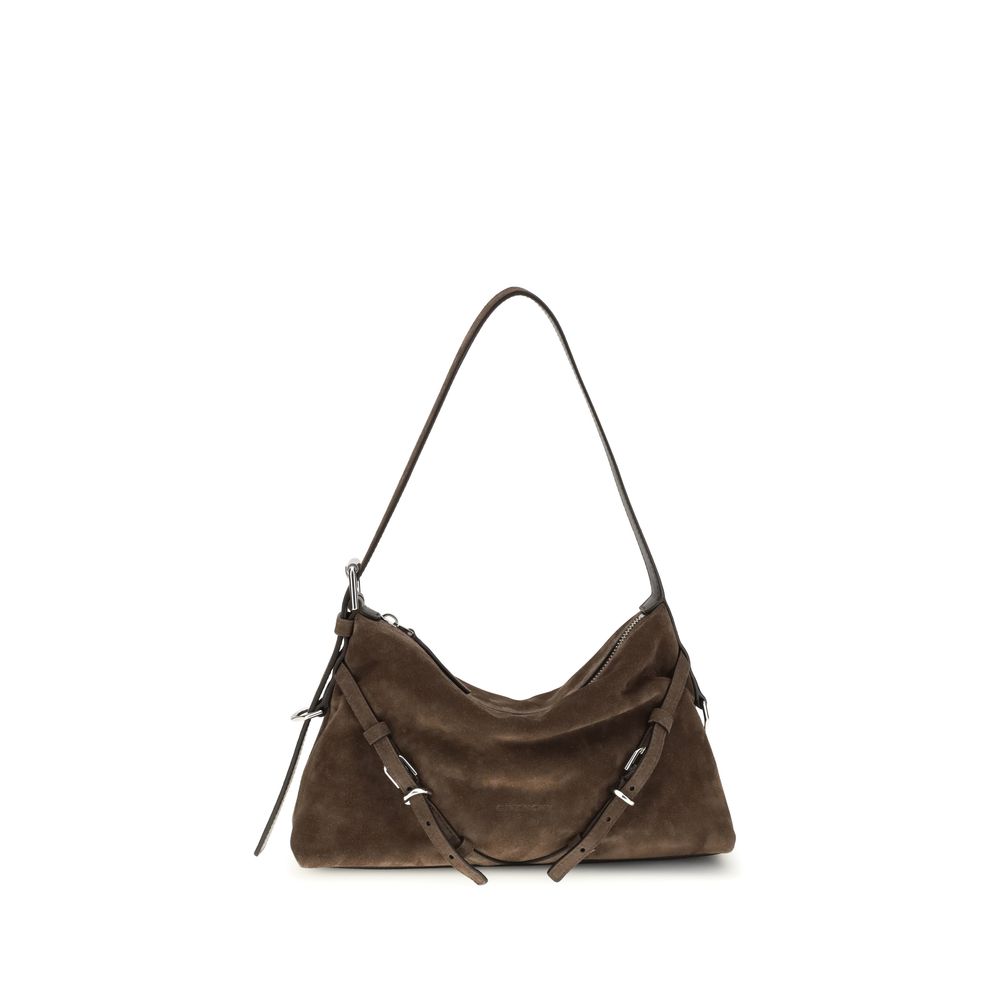 Givenchy Brown Calf Leather Bos Taurus Shoulder Bag