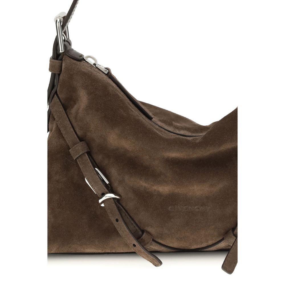 Givenchy Brown Calf Leather Bos Taurus Shoulder Bag