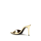 Giuseppe Zanotti Gold Leather Stiletto Heel Sandals