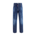 Dsquared² Blue Cotton Slim Fit Jeans