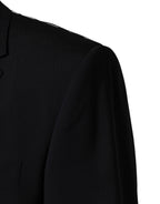 Dolce & Gabbana Black Wool Single Breasted 2 Button Blazer