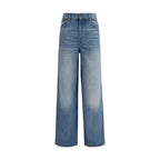 Chloé Blue Cotton Jeans Denim